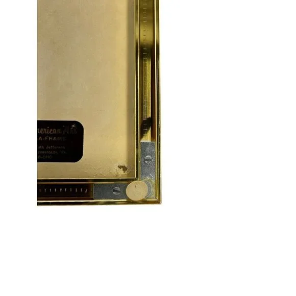 Vintage Signed Framed Lithograph of Sketch The Powel Carriage at Mount Vernon - Picture 13 of 15